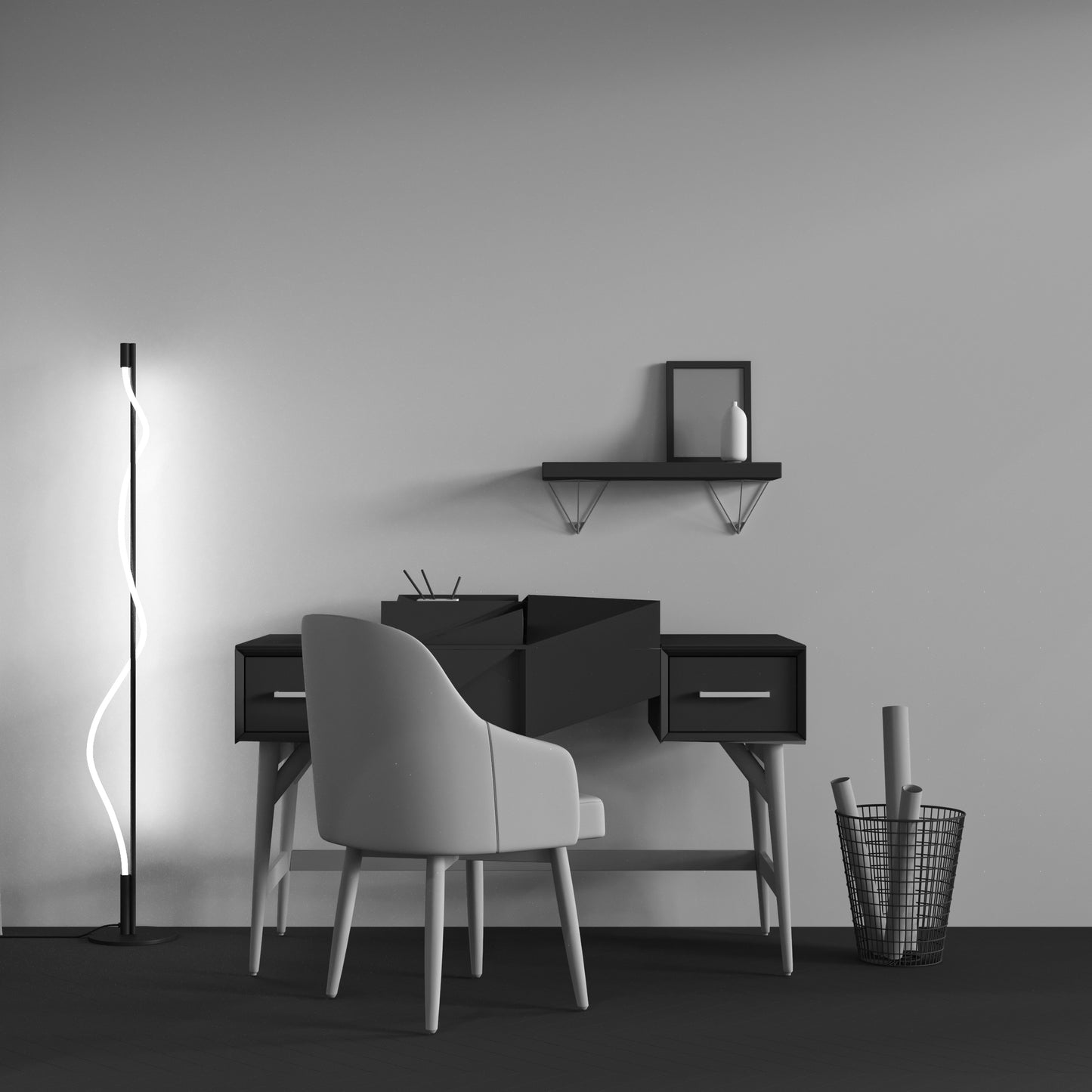 Floor Lamp MOD166FL-L15B3K