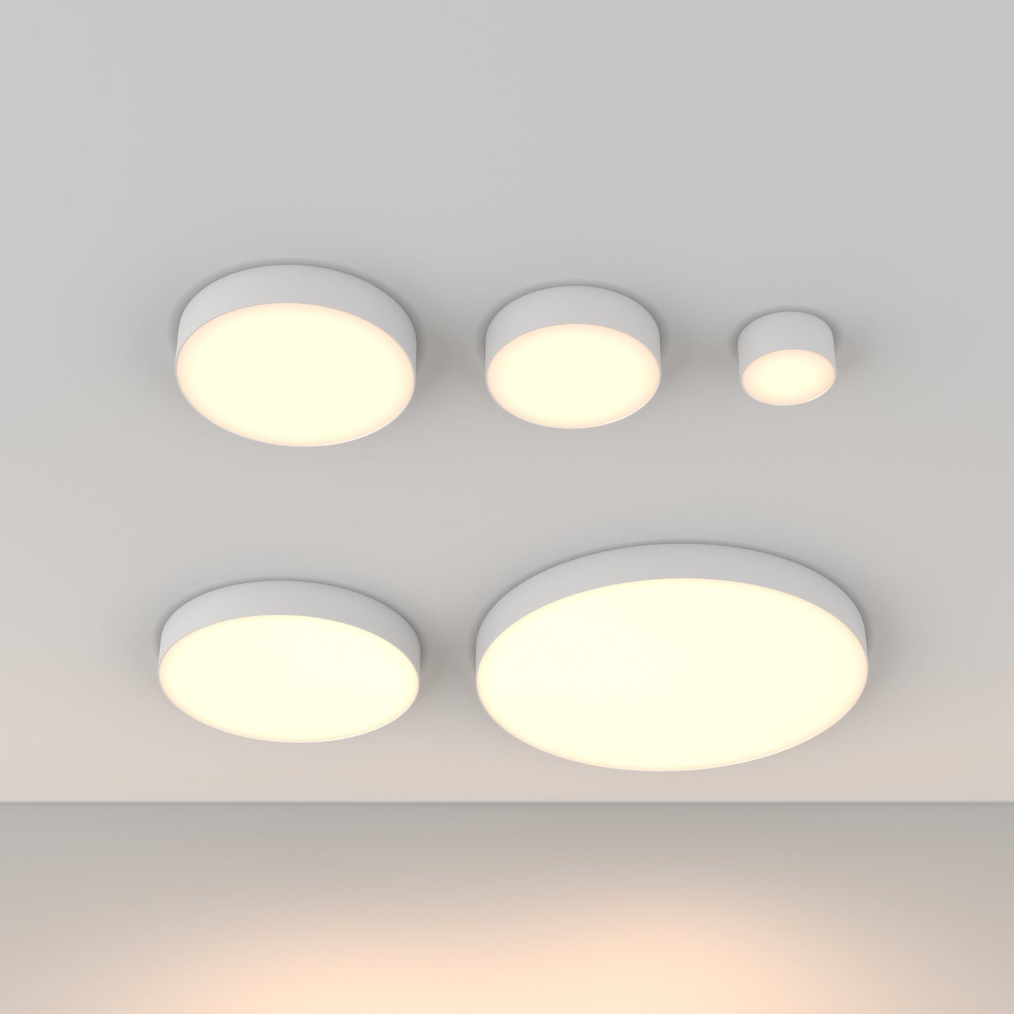 Ceiling luminaire C032CL-24W3K-RD-W