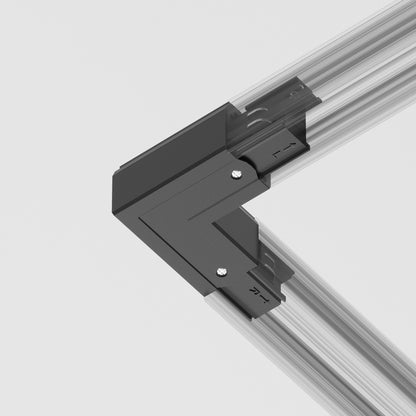 TRA005CL-31B-L External Corner Connector Trinity Black