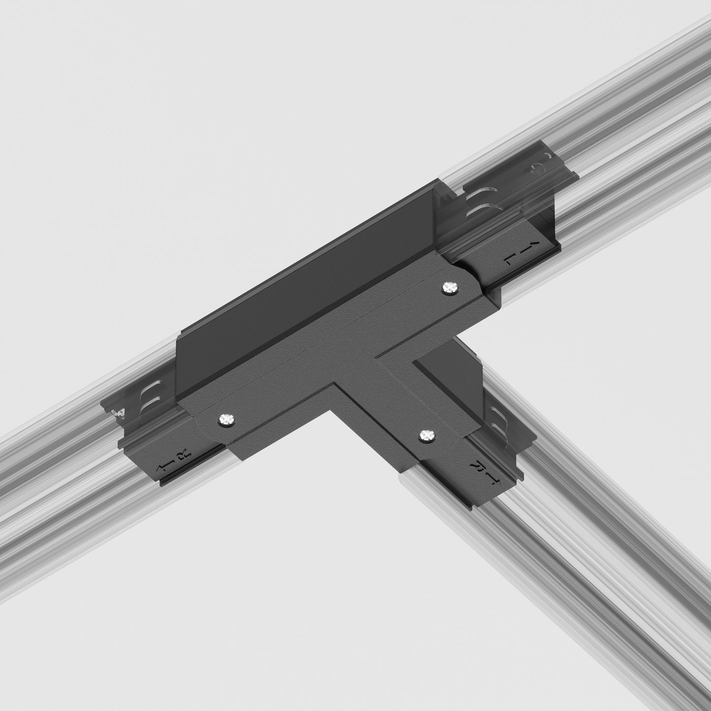 TRA005CT-31B-R Connector T-shaped Right Trinity Black