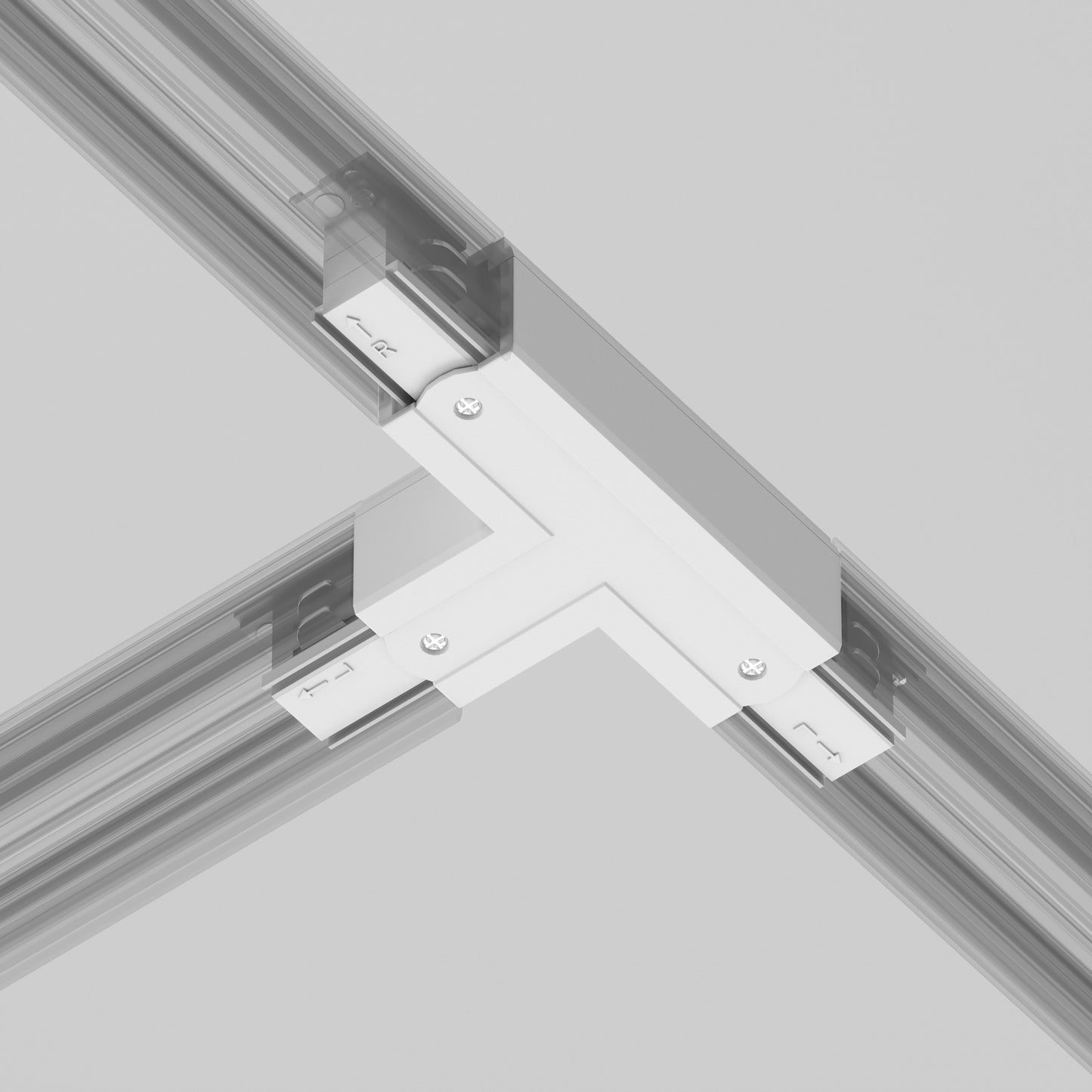 TRA005CT-31W-L Connector T-shaped left Trinity White