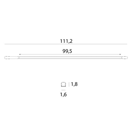 Maxlight M0058Z магнитная плоская линия 104cm Zigbee