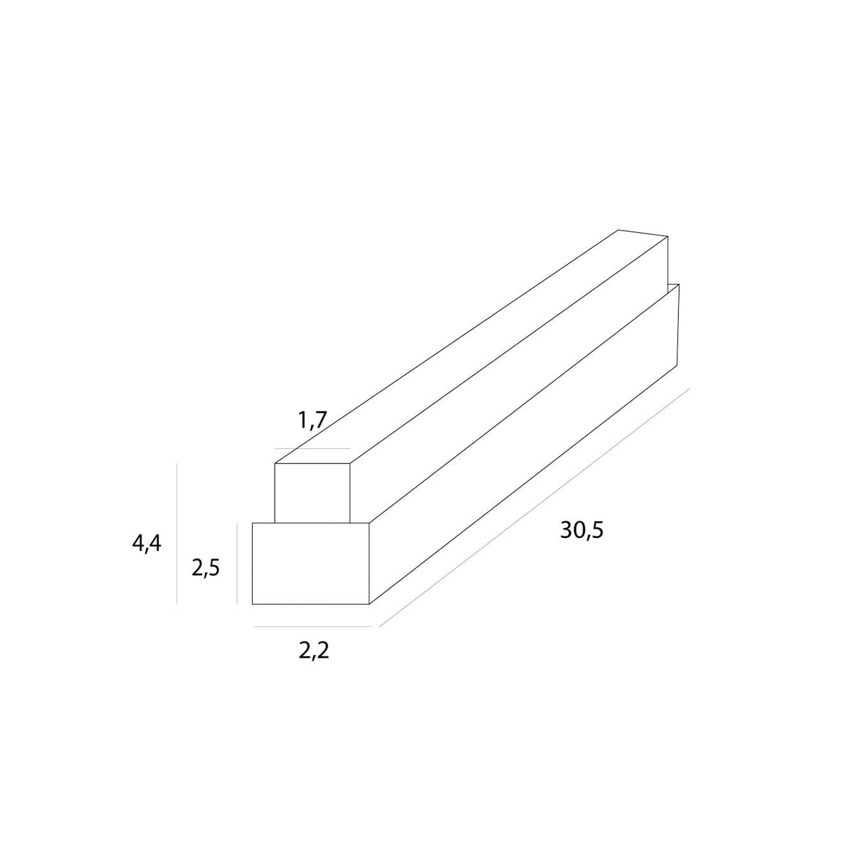 Maxlight MA0032 Magnetisches 300-W-Netzteil zur Schienenmontage