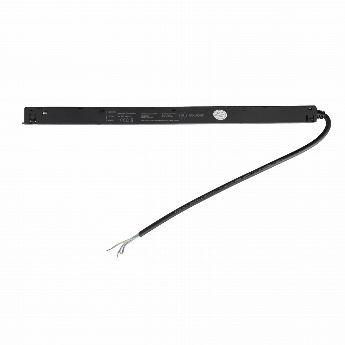Maxlight MA0033 Alimentation magnétique de 150 W montée sur rail en saillie extra-plat