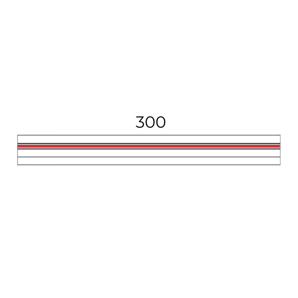 Maxlight MHT1-300-BK Rail triphasé 3 m
