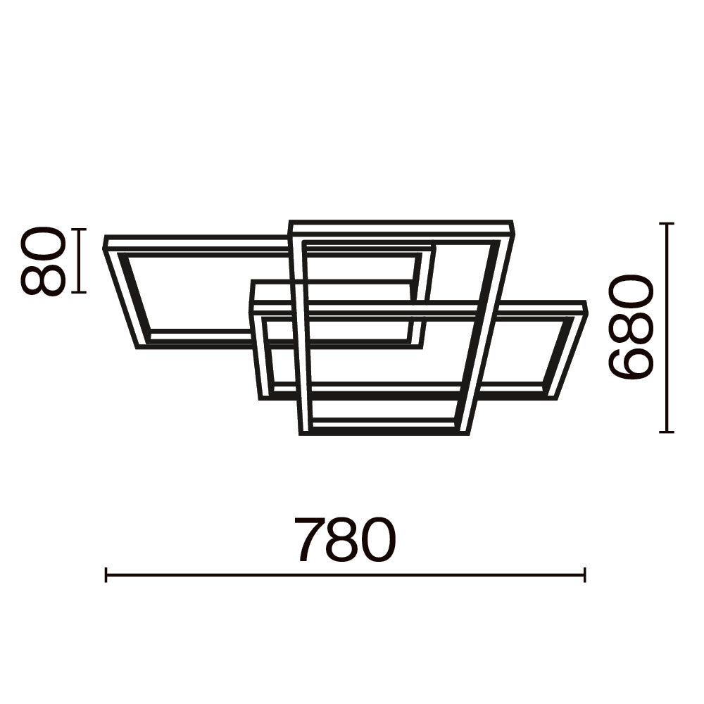 Laevalgusti MOD015CL-L80GK