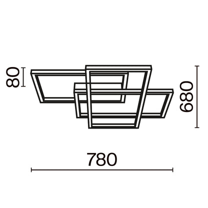 Laevalgusti MOD015CL-L80GK
