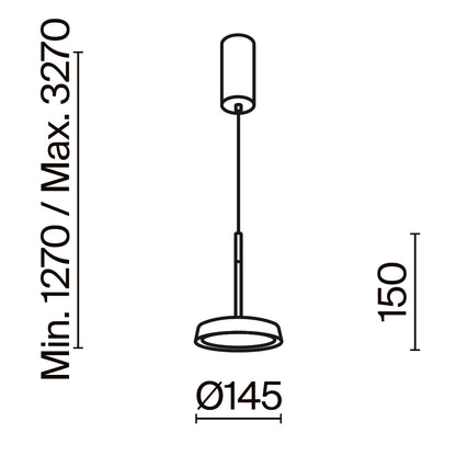Rippvalgusti MOD041PL-L15WG3K