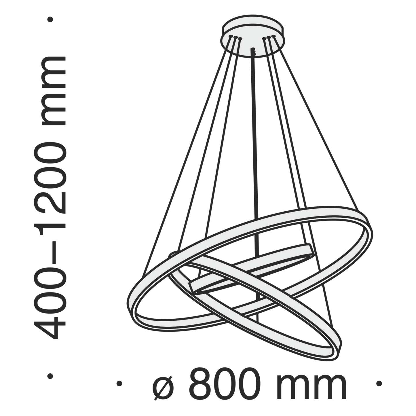 Rippvalgusti MOD058PL-L100B4K