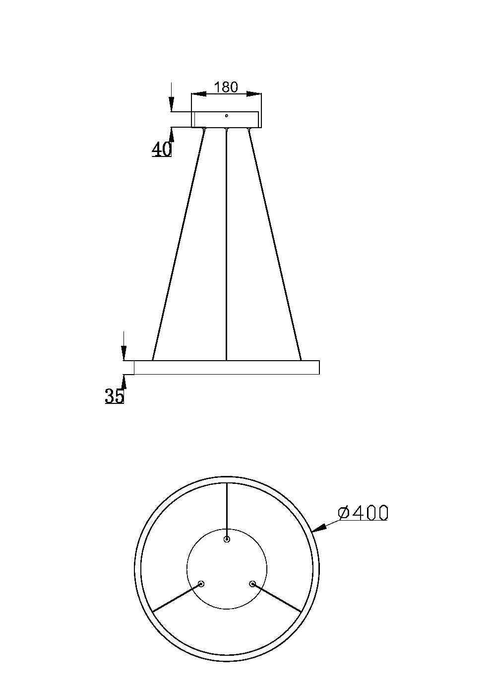 Rippvalgusti MOD058PL-L22BS3K