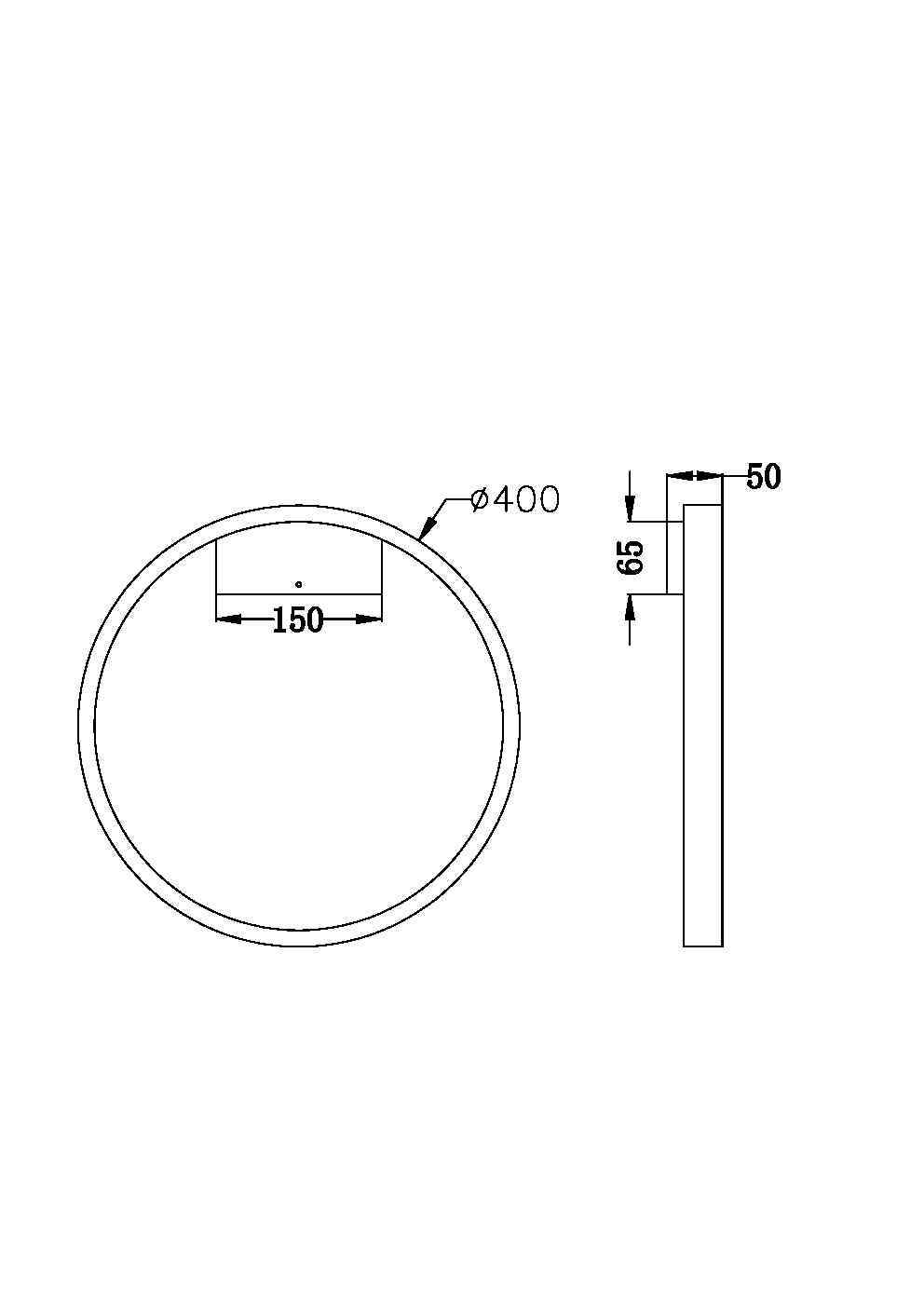 Seinavalgusti MOD058WL-L25BS3K