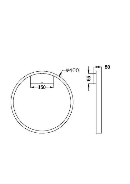 Seinavalgusti MOD058WL-L25BS3K