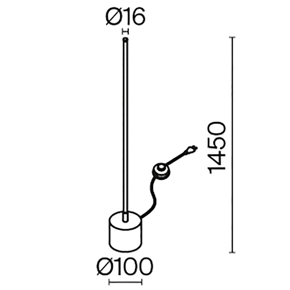 Floor Lamp MOD147FL-L20BSK1