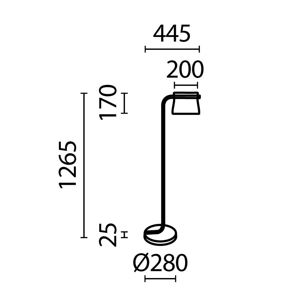 Floor lamp MOD170FL-L8BS3K