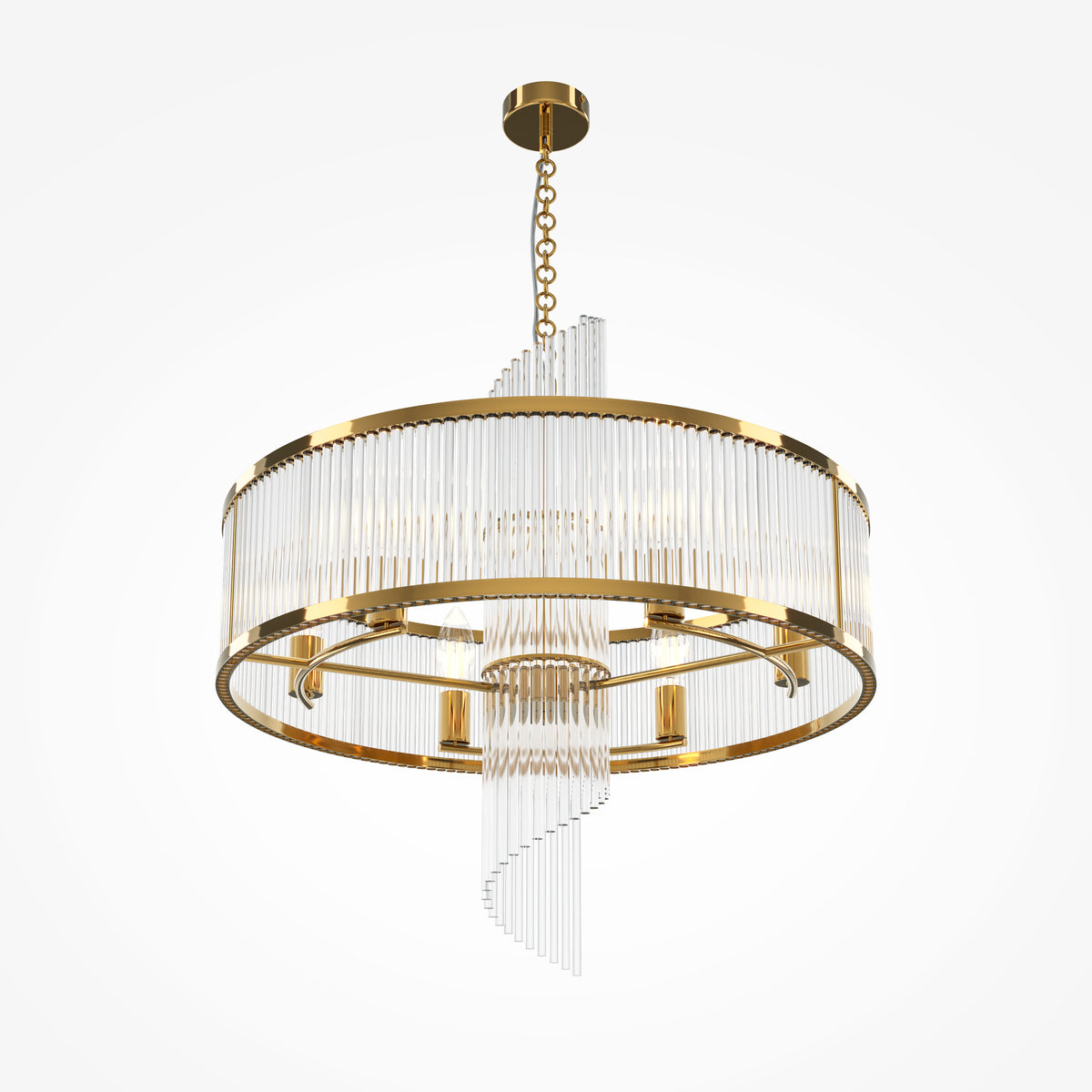 Suspension moderne dorée Frame, 580 mm, Maytoni
