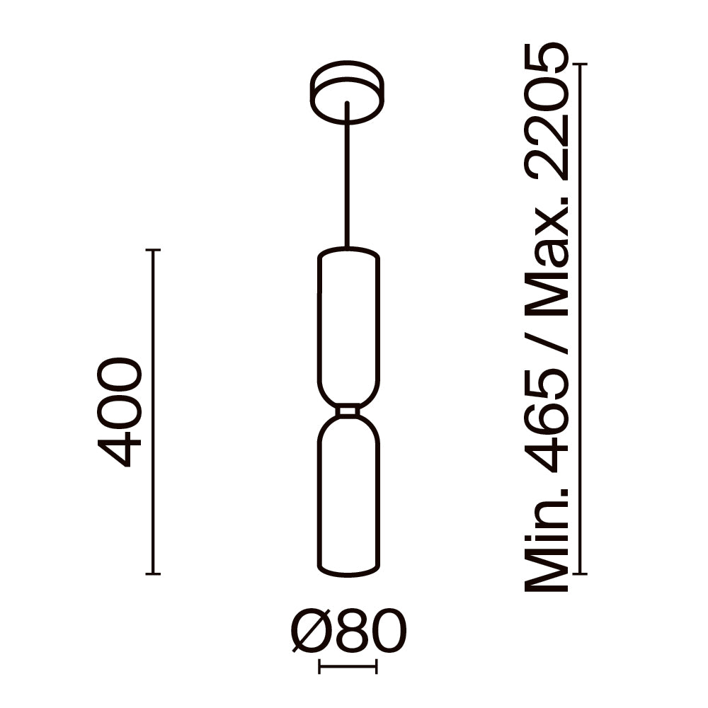 Rippvalgusti MOD177PL-01W