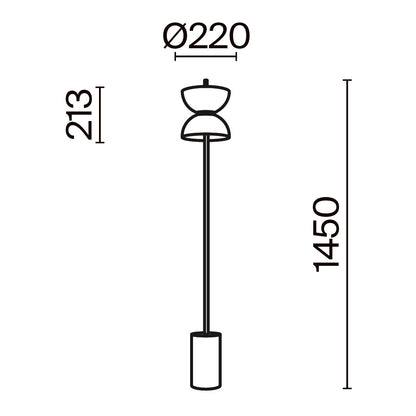 Floor lamp MOD178FL-L11G3K