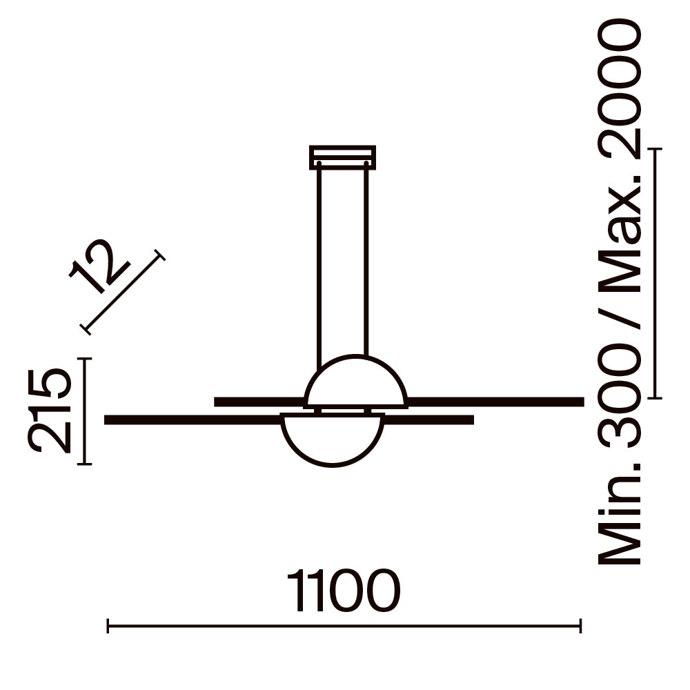 Rippvalgusti MOD179PL-L26BS4K
