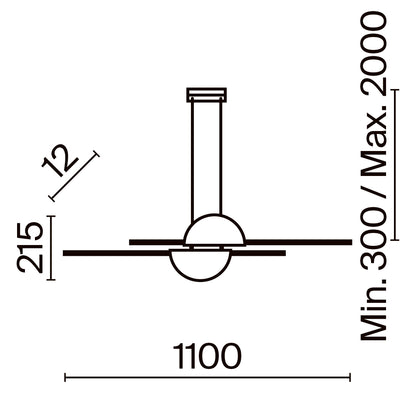 Rippvalgusti MOD179PL-L26BS4K