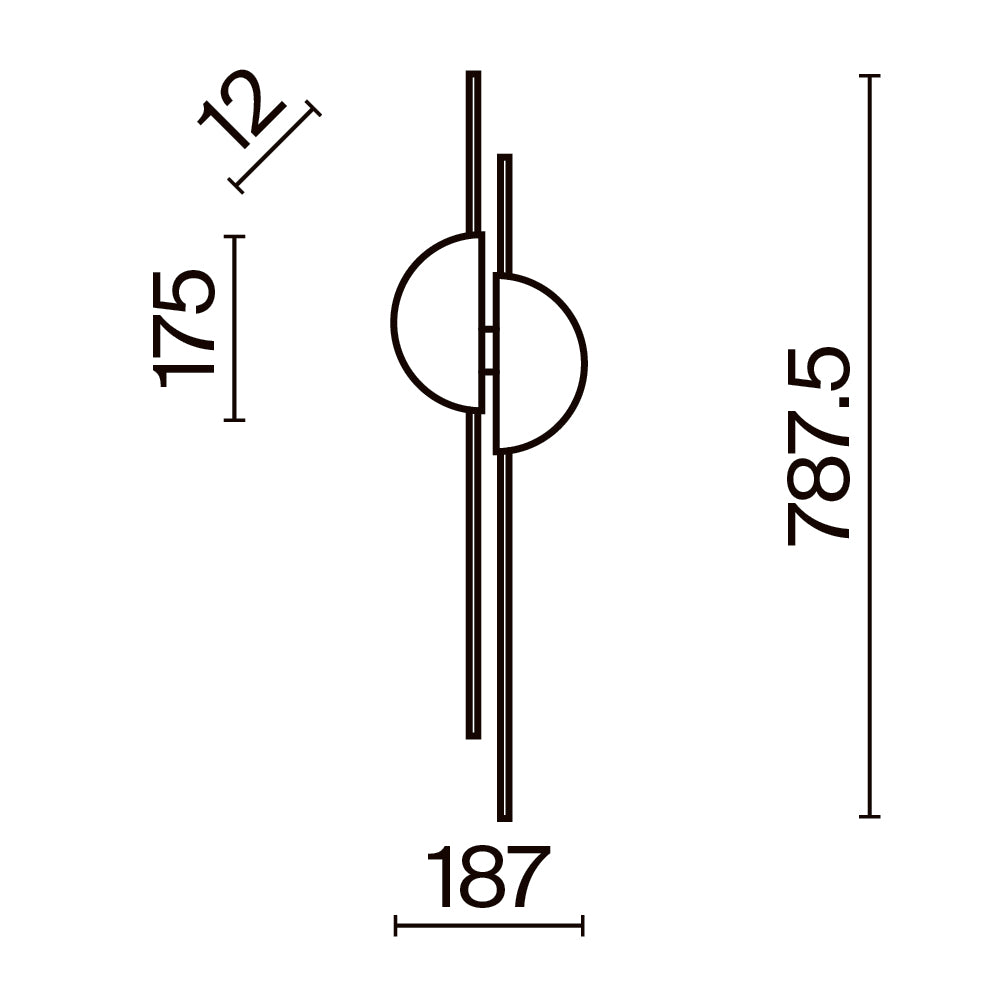 Seinalamp MOD179WL-L22BS4K