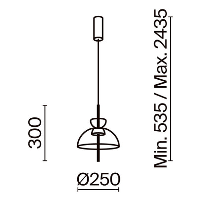 Pendant Lamp MOD185PL-L11B3K2