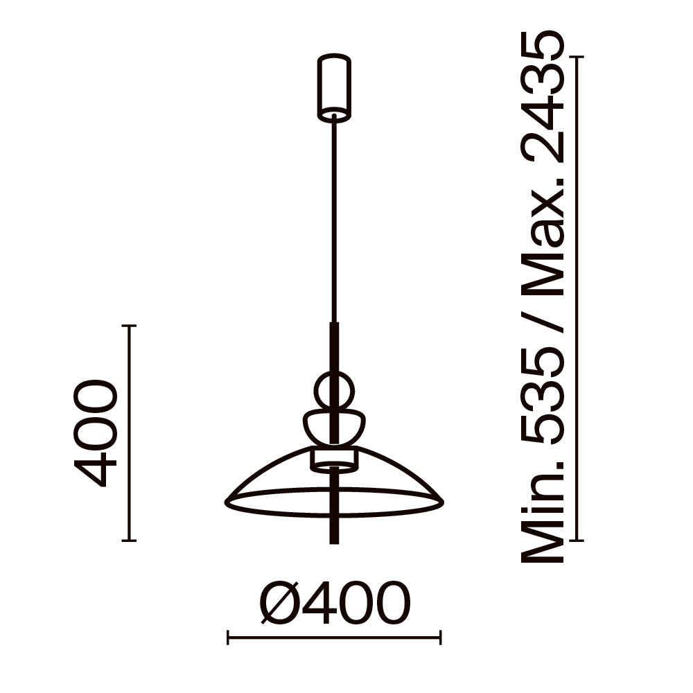 Pendant Lamp MOD185PL-L6B3K3