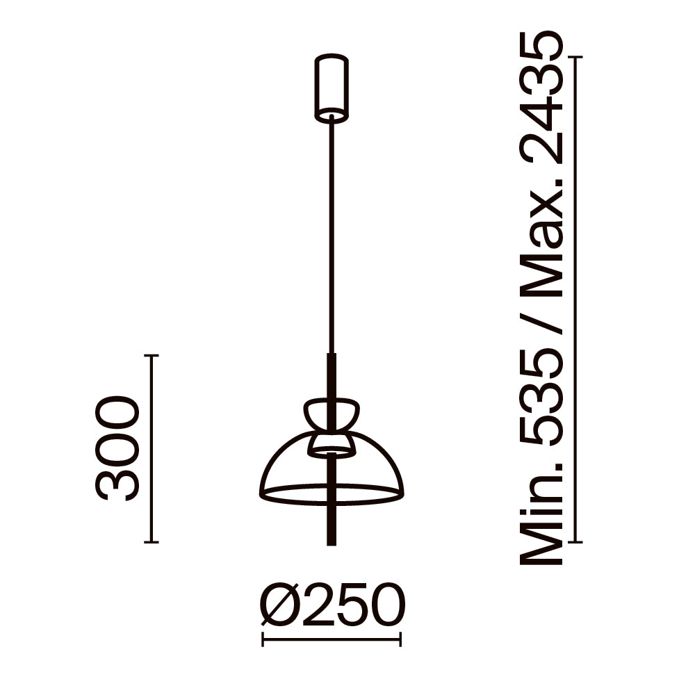 Pendant Lamp MOD185PL-L6B3K5