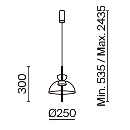 Pendant Lamp MOD185PL-L6B3K5