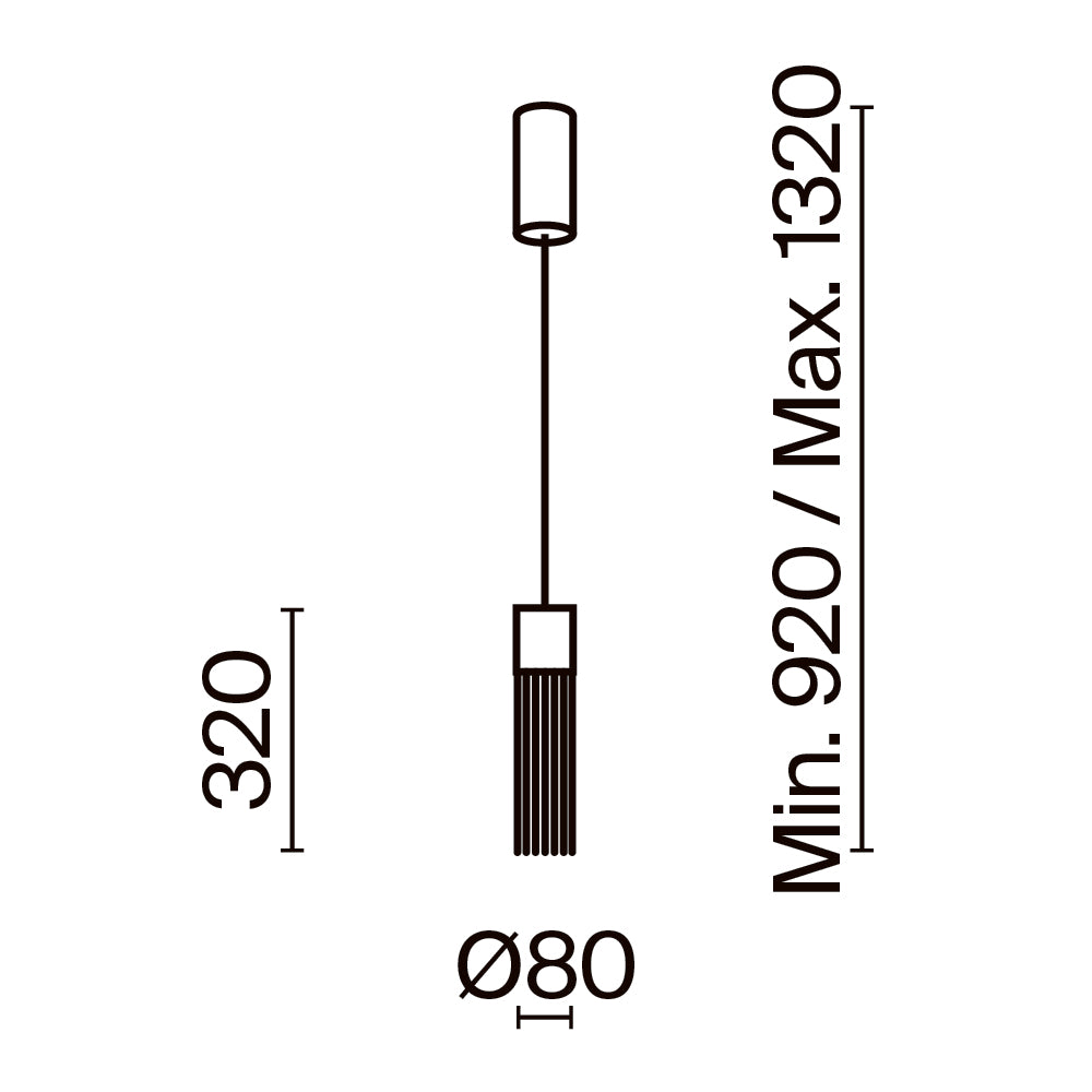 Rippvalgusti MOD190PL-L5G3K