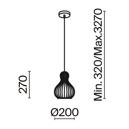Pendlilamp MOD192PL-01W