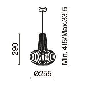 Rippvalgusti MOD193PL-01W
