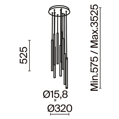 Rippvalgusti MOD236PL-L54BS3K