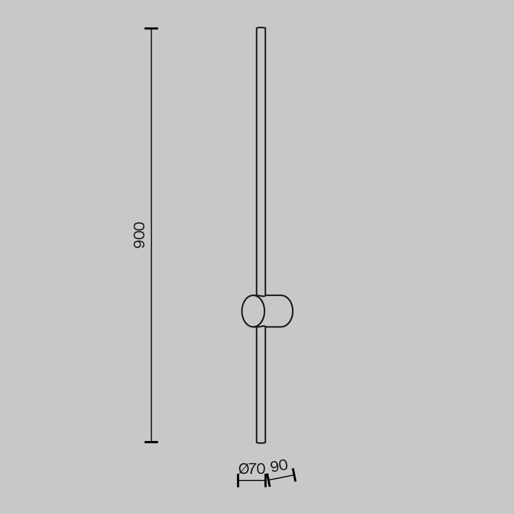 Aplique de pared MOD237WL-L11BS3K