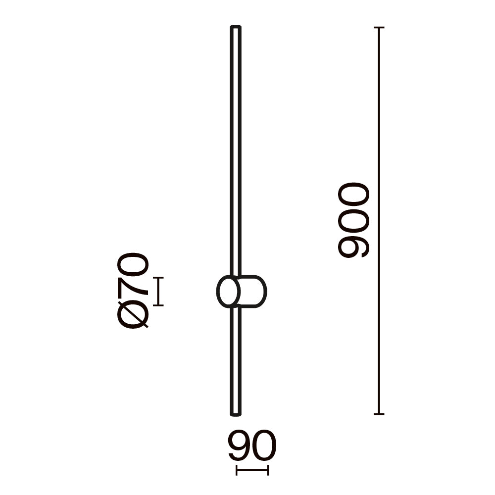 Seinavalgusti MOD237WL-L11BS3K