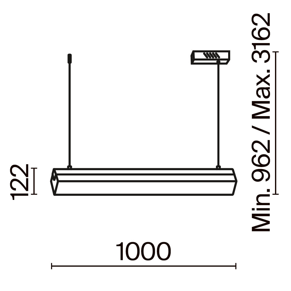 Rippvalgusti MOD250PL-L36BS3K