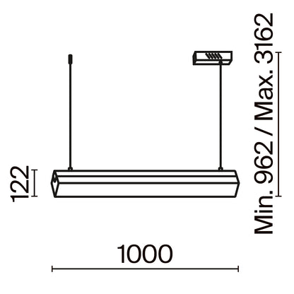 Rippvalgusti MOD250PL-L36BS3K