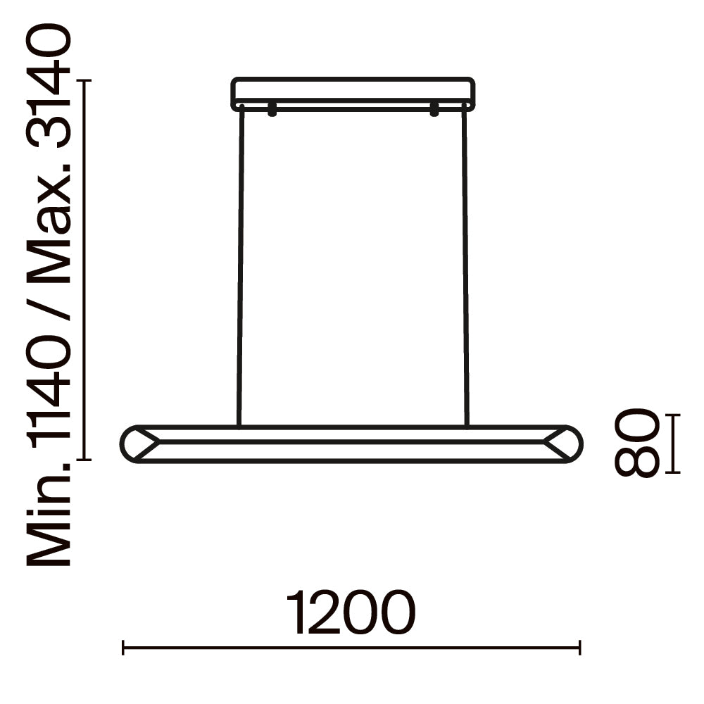 Rippvalgusti MOD276PL-L40W3K