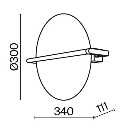 Seinavalgusti MOD279WL-L14G3K