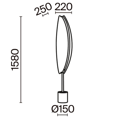 Floor lamp MOD281FL-L33BS3K