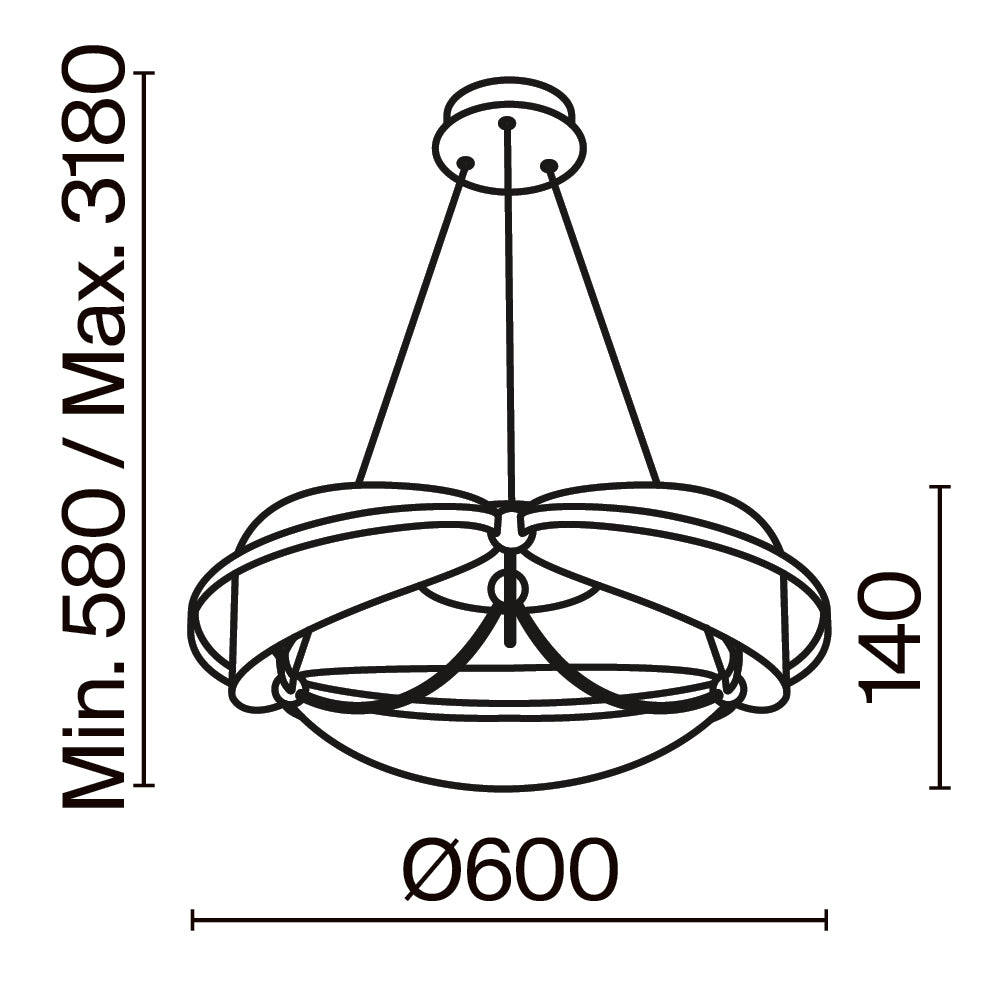 Rippvalgusti MOD281PL-L45BS3K