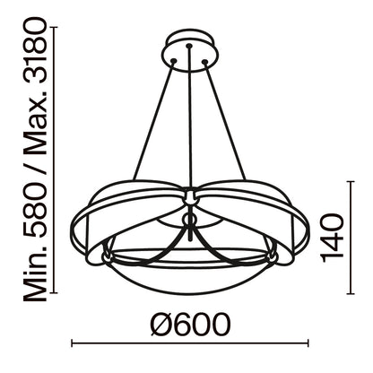 Rippvalgusti MOD281PL-L45BS3K