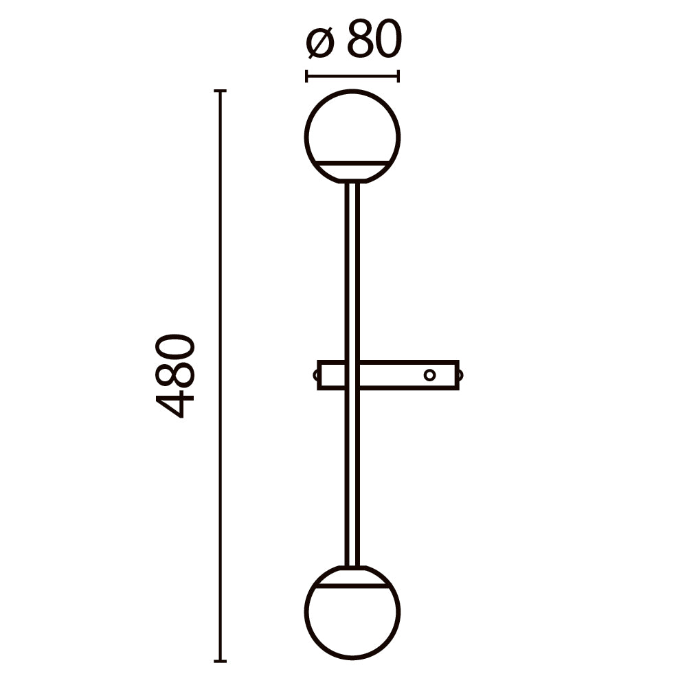 Seinavalgusti MOD285WL-L10BS3K
