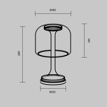 Lámpara de mesa MOD286TL-L8B3K