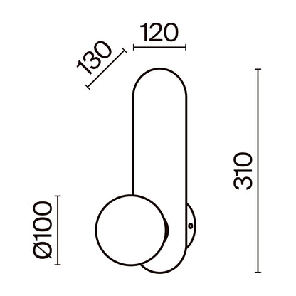Wall Lamp MOD419WL-01B