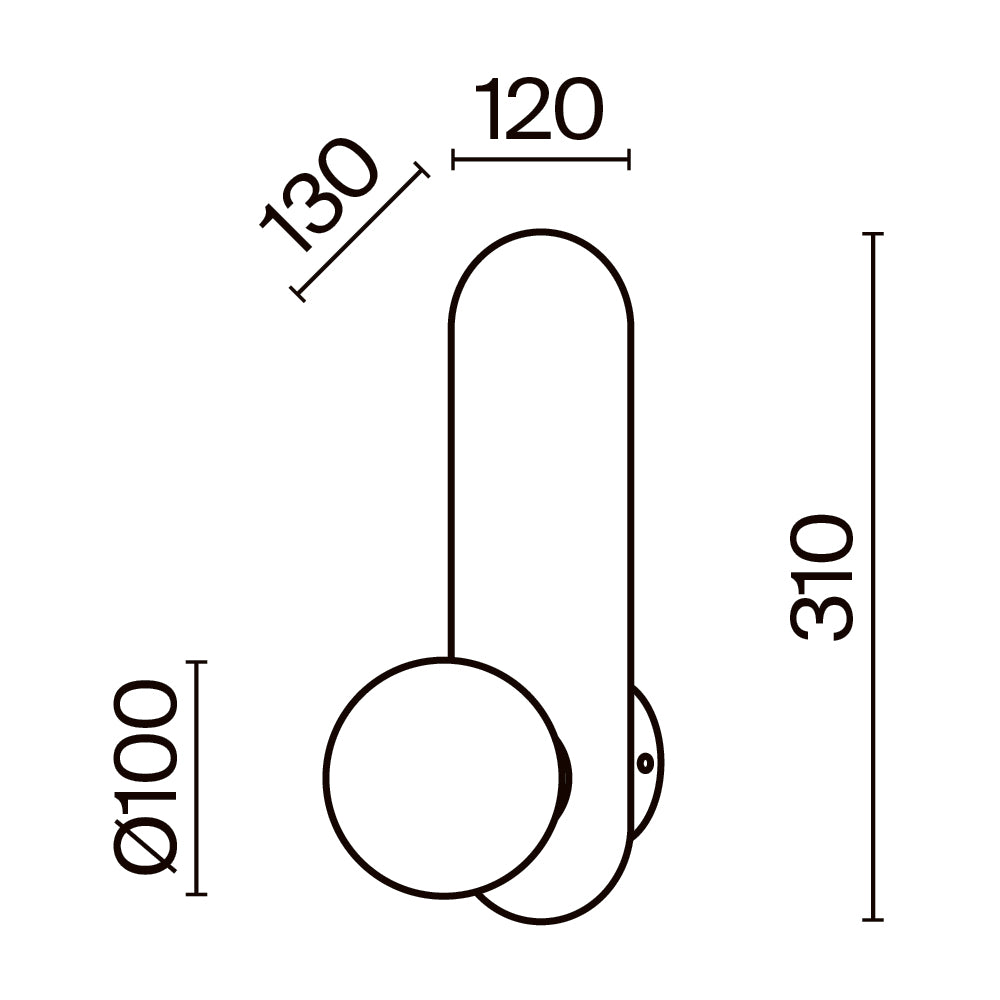 Wall Lamp MOD419WL-01G