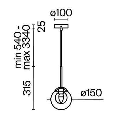 Rippvalgusti MOD521PL-01G1