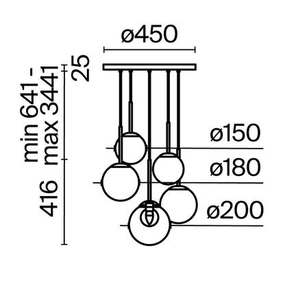 Rippvalgusti MOD521PL-05G