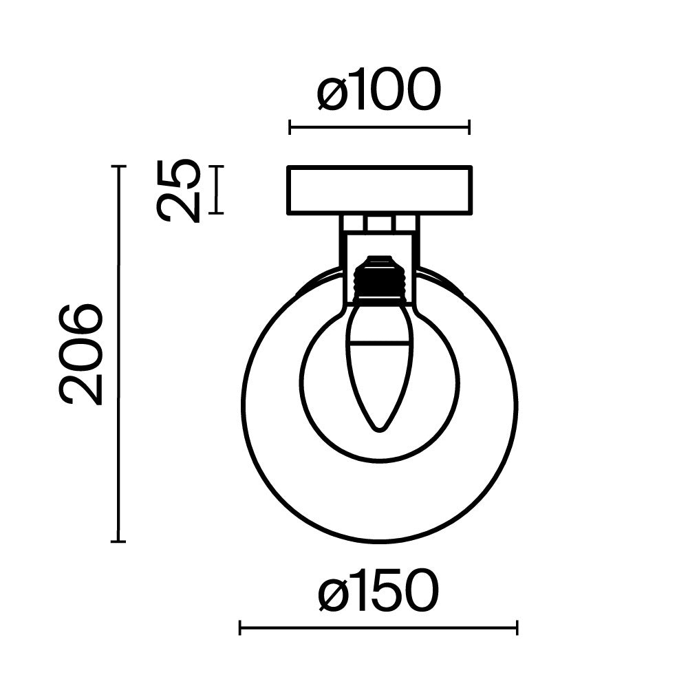 Wall Lamp MOD521WL-01G1