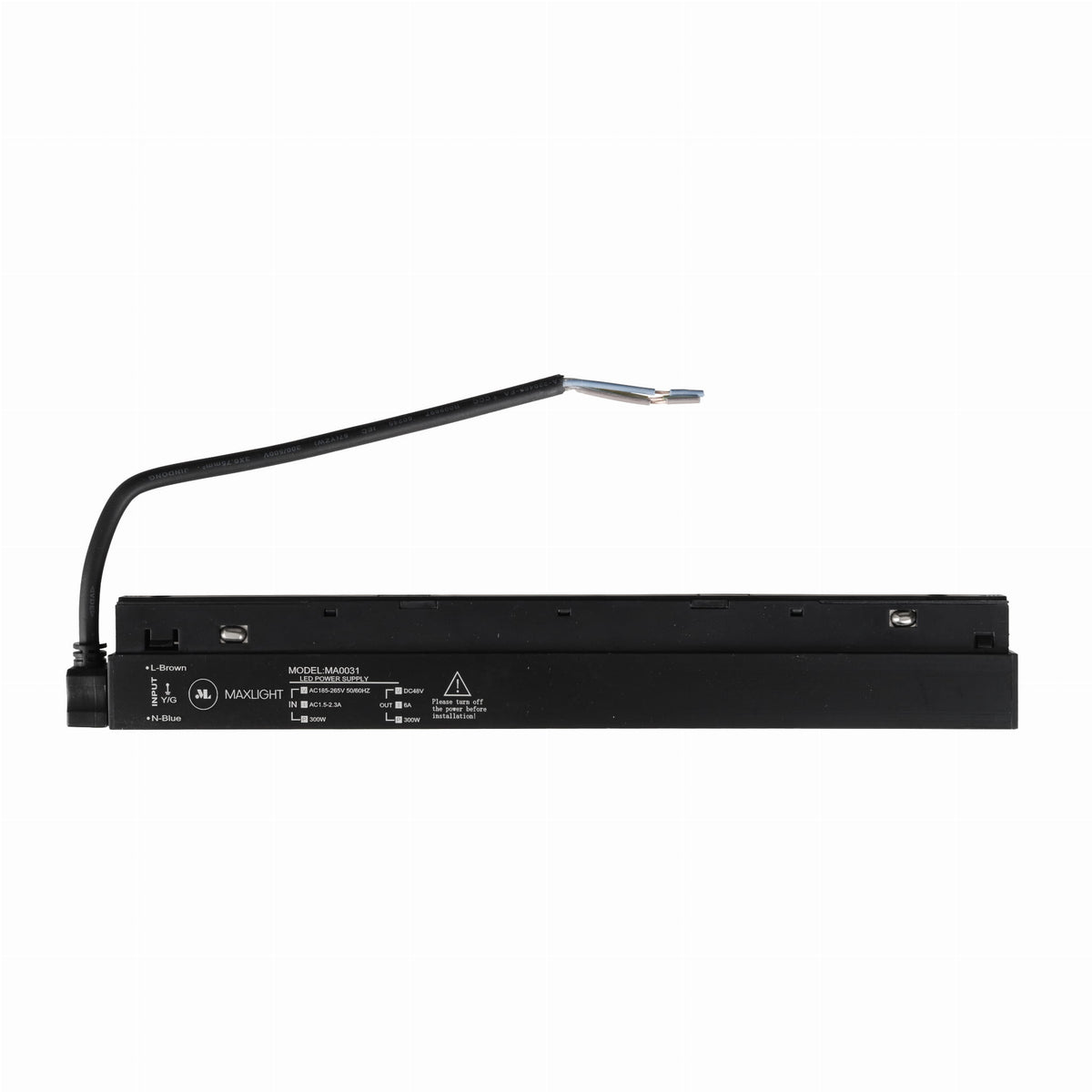 Maxlight MA0031 Magnetisches 300-W-Netzteil zur Schienenmontage