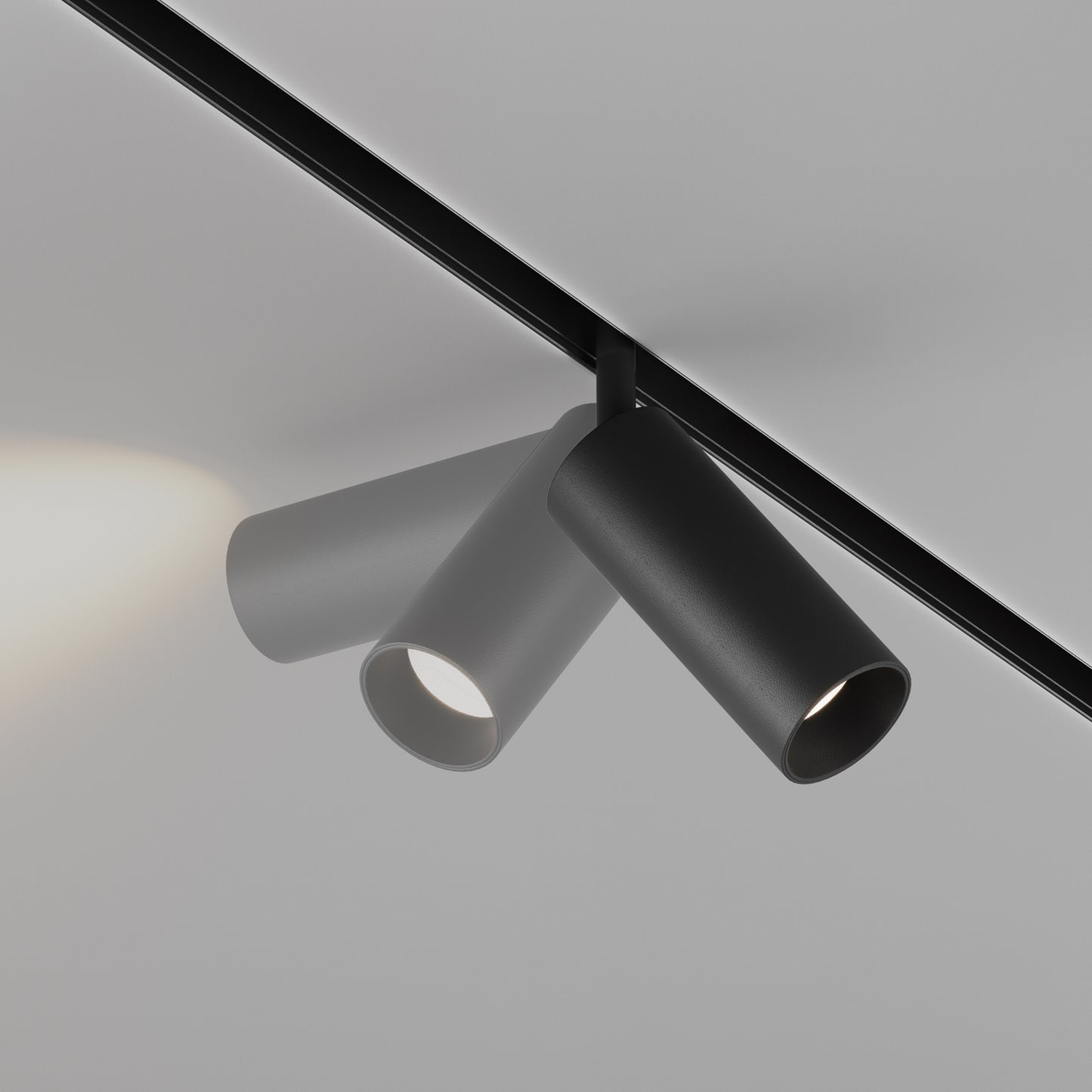 Track luminaire TR032-2-12W4K-S-B